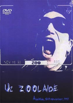 U2 Zoolaide Adelaide 16th.November.1993 DVD