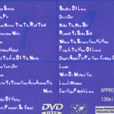 U2 zoolaide adelaide 16th.november.1993 dvd