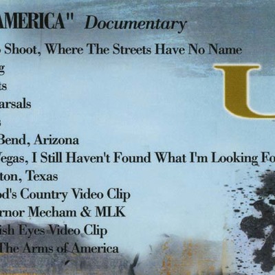 U2 outside it's america,inside it's dublin dvd