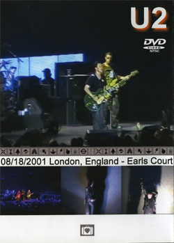 U2 Earls Court London,ENGLAND 8.18.2001 DVD