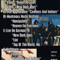 THE CROSS ( Roger Taylor , Queen ) Video Collection And Live Clips DVD - Thumbnail 1