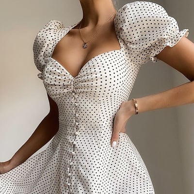 Women's Wrapped Chest Princess High Waist Dress