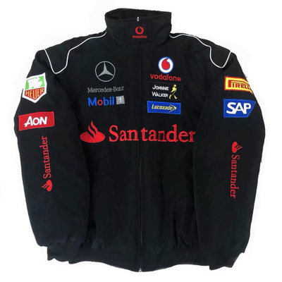 Mclaren mercedes-benz f1 jacket in black - Thumbnail 3