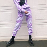 TIE-DYE PURPLE JOGGER  - Thumbnail 2