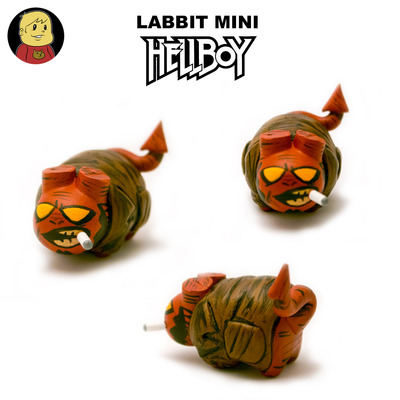 Hellboy 2.5 inch labbit mini custom