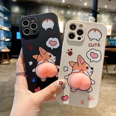 Cute squishy corgi butt iphone cases
