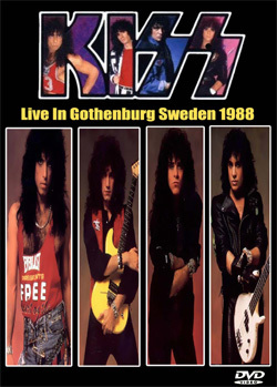 KISS Live In Gothenburg Sweden 1988 DVD