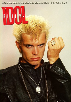 BILLY IDOL Live In Buenos Aires, Argentina 01-14-1991 DVD