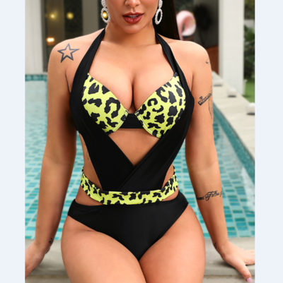 Sleeveless Fashion Slim Sexy One-Piece Swimsuit