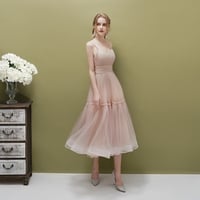 Cute Green Tulle Short Prom Dress, Green Evening Dress - Thumbnail 5