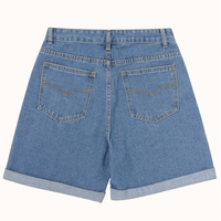 Free Shipping-SUN AND MOON DENIM SHORTS - Thumbnail 2