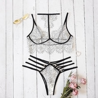 Cute Lace Sexy Lingerie Set - Thumbnail 3