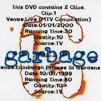 GARBAGE Edinburgh 10.7.1999+Live MTV Compilation DVD - Thumbnail 1