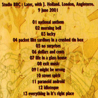 RADIOHEAD Later In LONDON DVD - Thumbnail 1