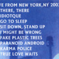 RADIOHEAD NEW YORK 2003 DVD - Thumbnail 1