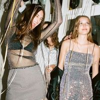 Glitter Bodycon Silver Sparkle Evening Party Dresses Mini Dresses - Thumbnail 1