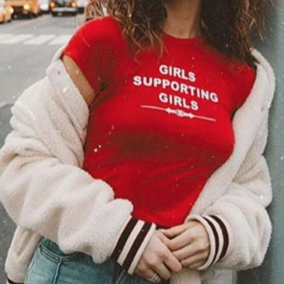 "girls supporting girls" tee - Thumbnail 5