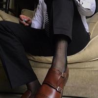 Handmade Brown Leather Double Monk Strap Wedding Shoes - Thumbnail 1