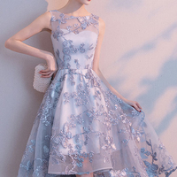 Cute tulle high low short dress fashion dress - Thumbnail 5