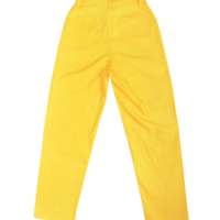 RETRO STYLE LOOSE PANTS IN LEMON  - Thumbnail 2