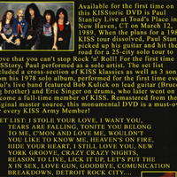 KISS PAUL STANLEY One Night Stand 1989 DVD - Thumbnail 1