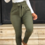 Casual Army Green Pants-1