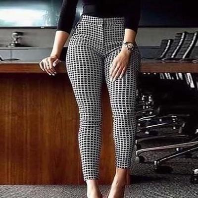 Casual printed skinny pants - Thumbnail 4