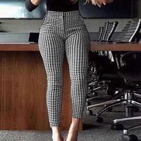 Casual Printed Skinny Pants - Thumbnail 2