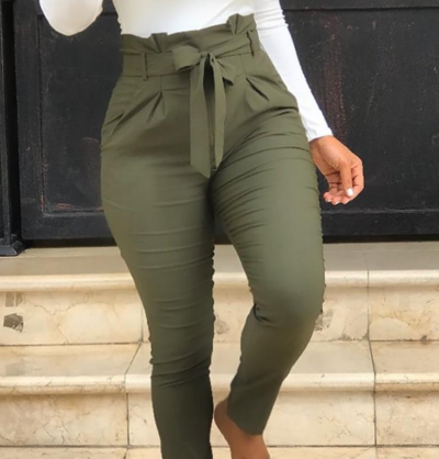 Casual Army Green Pants
