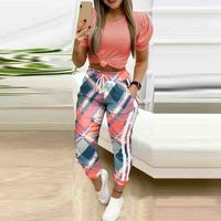 Fashion Women'S Panelled Colorful Pants - Thumbnail 1