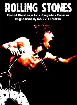 ROLLING STONES Great Western Los Angeles Forum, Inglewood, CA 07.11.1975 DVD