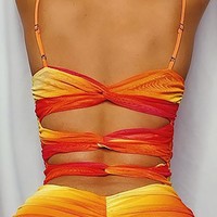 Sling Slim High Waist Temperament Bag Hip Dress - Thumbnail 2