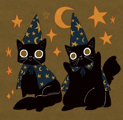 Cat Wizard Print 