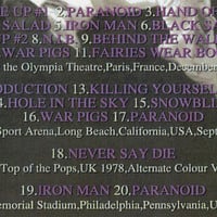 BLACK SABBATH The Ozzy Ozbourne Years DVD - Thumbnail 1