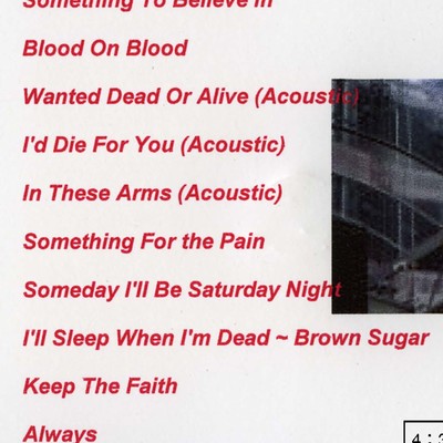 Bon jovi live in japan 1996 yokohama dvd