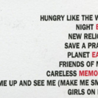 DURAN DURAN THE LIVE DVD - Thumbnail 1