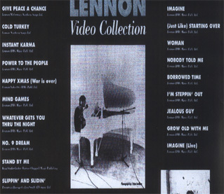 JOHN LENNON Video COLLECTION DVD