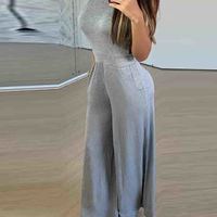 Sexy Sling Casual Sleeveless Jumpsuit - Thumbnail 1
