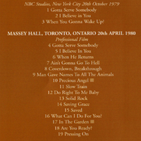 BOB DYLAN The Gospel Years 1979-1980 DVD - Thumbnail 1