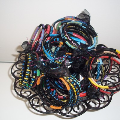 Multi-colored sofala bangles 