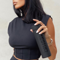 Women'S Fashion Casual Solid Color Round Neck Two-Piece Suit - Thumbnail 3