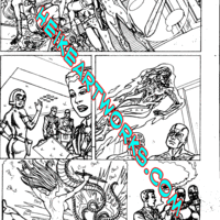 Femforce:#150:Mark's pencils on vellum page4  - Thumbnail 1