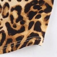 Sexy Leopard Backless Camisole Lace Up Spaghetti Strap Tank Crop Top Bandage Open Back Aesthetic E-Girl Kawaii Korean Japanese Harajuku Streetwear - Thumbnail 5