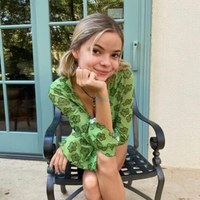 Cute Sexy Vintage 90s Green Flower Lantern Bell Sleeve Long Sleeve Shirt Crop Top Mesh Aesthetic E-Girl Kawaii Korean Japanese Harajuku Streetwear - Thumbnail 9