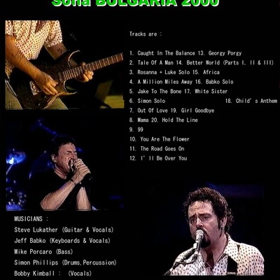 Toto den sofia bulgaria 2000 dvd