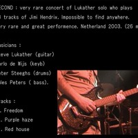 STEVE LUKATHER (TOTO) WITH HIS GROUP LOS LOBOTOMYS SONORIA ITALY & NETHERLAND 2003(Jimi Hendrix) DVD - Thumbnail 2