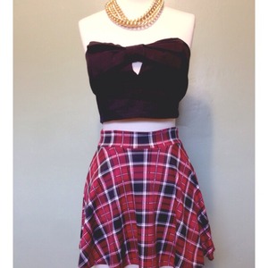 Plaid Skater Skirt