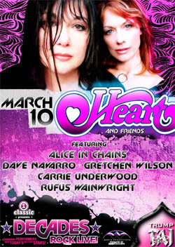 HEART & Friends Decades Rock Live In las Vegas 2006 DVD