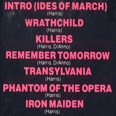 Iron maiden live '80 dvd