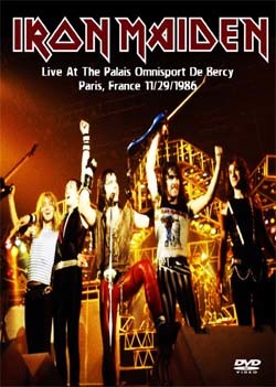 IRON MAIDEN Live At The Palais Omnisport De Bercy, Paris, France 11.29.1986 DVD